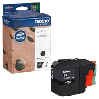 Image de Brother LC12EBK - XL Capacity - Schwarz - Original - Tintenpatrone - für MFC J6925DW