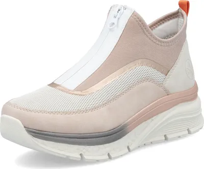 Produktbild von Rieker Damen Halbschuhe 35909-36, 35909-37, 35909-38, 35909-39, 35909-40, 35909-41, 35909-42 RIE-48053 rose/kreide/kupfer/crema/perlrosa 42