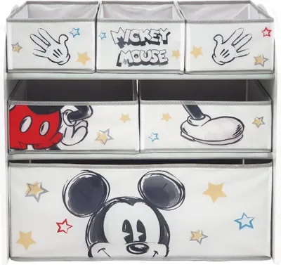 Produktbild von Disney Classic 6 Schublade Micky Veranstalter Kleiderbügel Mehrfarbig  Mehrfarbig One Size