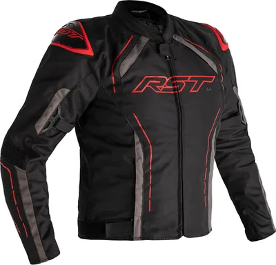 Immagine prodotto di Giacca RST S-1 in tessuto nero/grigio/rosso taglia L