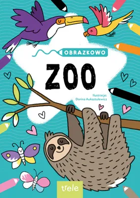Obrázok produktu pre Zoo. Obrazkowo. Kolorowanka dla dzieci