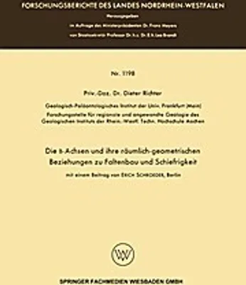 Obrázok produktu pre Die ¿-Achsen und ihre räumlich-geometrischen Beziehungen zu Faltenbau und Schiefrigkeit