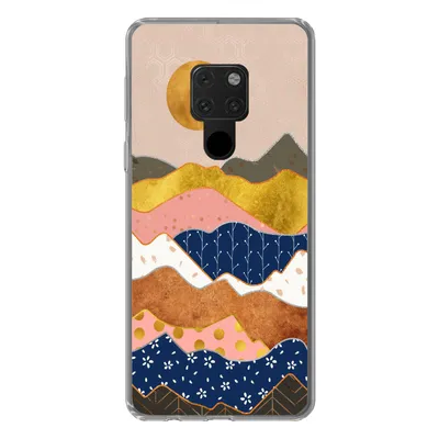 Produktbild von MuchoWow® Handyhülle Schutzhülle Hülle für Huawei P40 Lite Gold - Pastell - Muster Silikon Softcase Handy Hülle - Handy