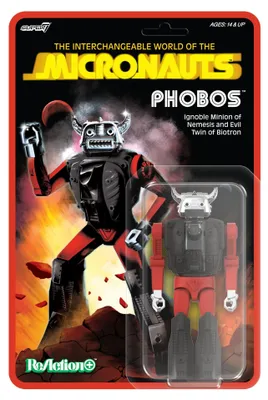 Image de Micronauts ReAction+ : Figurine d'action, série 04, personnage Phobos