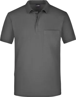 Produktbild von Klassisches Poloshirt mit Brusttasche graphite, Gr. XXL