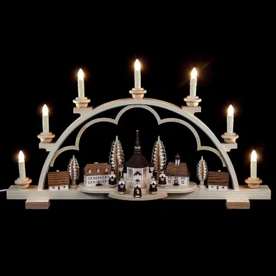 Produktbild von Schwibbogen Seiffener Dorf (64cm) von Müller Kleinkunst
