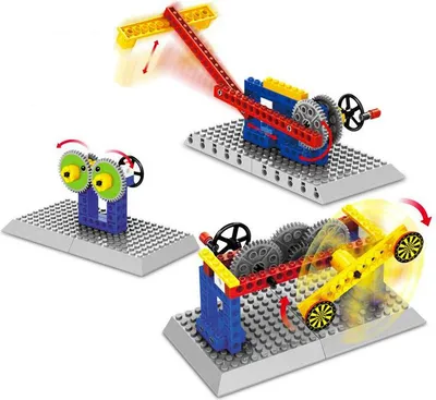 Produktbild von Wange Maschinenbau – 3-in-1-Maschinenbausatz | Kompatibler Konstruktionsbausatz