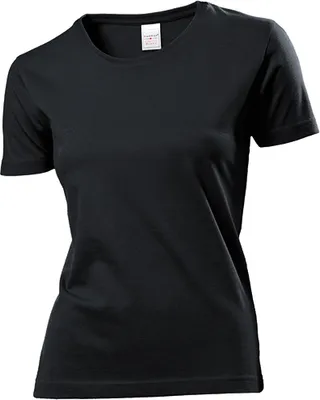 Produktbild von Stedman ST2600 | Classic Ladies Damen T-Shirt - Farbe: Black Opal - Größe: L