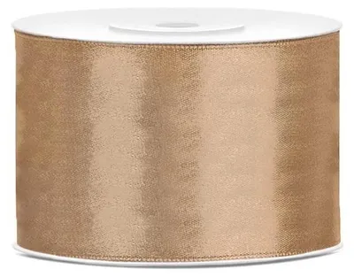 Produktbild von Band Satinband GOLD Dekoband Ornament Hochzeit 50mm 25m