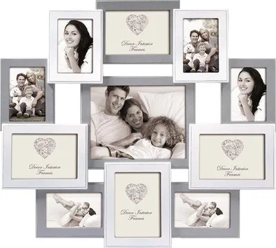 Produktbild von Famanu Fotorahmen Set - Wanddekoration für 11 Fotos