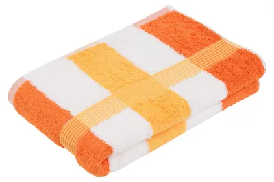 Immagine prodotto di Asciugamano da doccia a righe con passante, 100% cotone, 70 x 140 cm - 8450