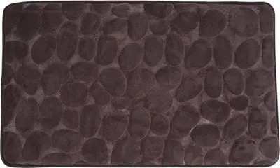Zdjęcie produktu dla MSV dywanik kąpielowy mata prysznicowa żwirowa mata kąpielowa zmywalna, szybkoschnąca, antypoślizgowa 40x60 cm - Brązowy