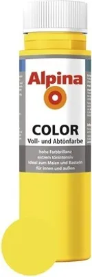 Produktbild von Alpina Voll- und Abtönfarbe Sunny Yellow 250 ml