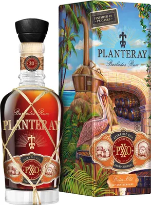 Produktbild von Planteray Rum PXXO 20th Anniversary Barbados Rum 40% Vol. 0,7l in Geschenkbox