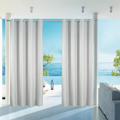 Image de Elzusha - Rideaux d'extérieur imperméables avec protection UV