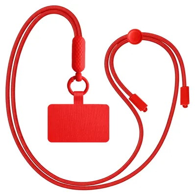 Produktbild von Zanaé, Universal Handy-Umhängeband Verstellbar mit Einlege-Patch, Rot