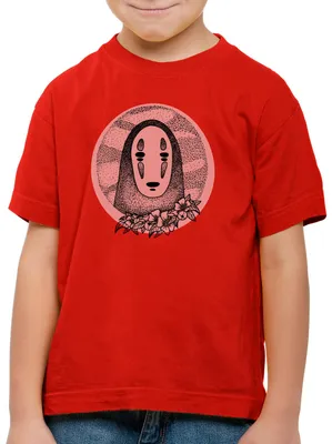 Produktbild von style3 Dot Ohngesicht Kinder T-Shirt no-face zauberland reise anime manga chihiro