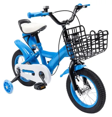Image de Vélo pour enfants - Vélo pour enfants avec stabilisateurs - 12 pouces - Vélo robuste pour les enfants de 2 à 4 ans