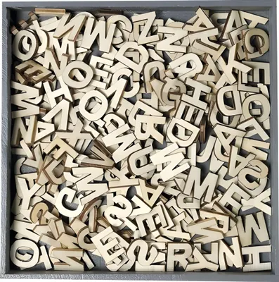 Produktbild von KNORR PRANDELL Holzornamentbox Buchstaben 105 x 105 cm Sperrholz