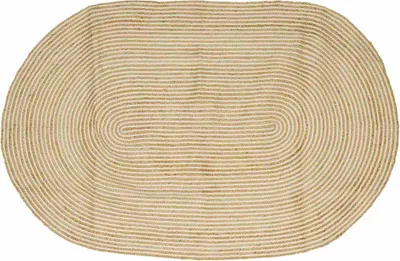 Produktbild von Bereichsteppiche Natürlich und Weiß 152 x 245 cm Jute