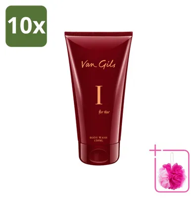 Produktbild von 10 x Van Gils I for Her Douchegel - 150 ml - Sparpackung - 10 Stücke