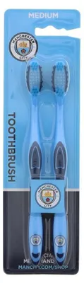 Produktbild von Set Duo, Epl, Manchester City, Zahnbü rste, Blau, 2 Stü ck