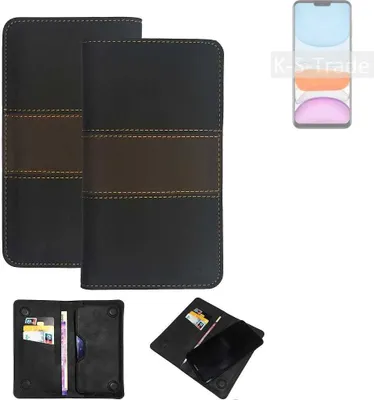 Produktbild von K-S-Trade Hülle Handyhülle kompatibel mit Meizu M10S Schutzhülle Walletcase Bookstyle Tasche Schutz Case Handytasche Wallet Cover Kunstleder