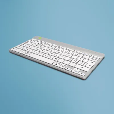 Zdjęcie produktu dla R-Go Tastatur Compact Break Nordic-Layout kabellos   weiß