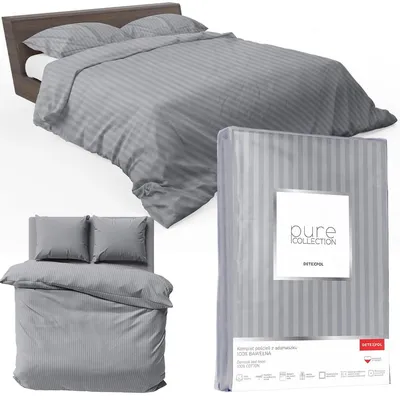 Produktbild von Deco4Home Bettwäsche Satin Pure | 160x200cm | Grau