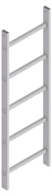 Immagine prodotto di Hymer - Scala in alluminio a 5 pioli, lunghezza 1,4 m