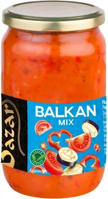 Produktbild von Bazar Balkan mix Gebratene Paprika-Auberginen-Paste 350g