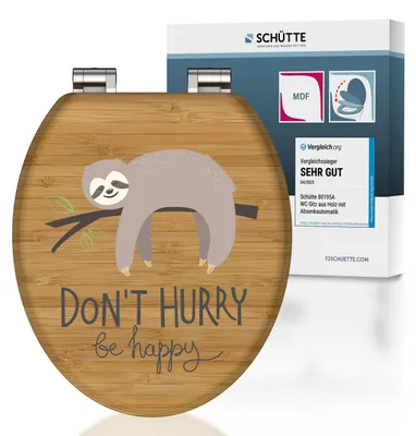 Produktbild von SCHÜTTE MDF WC Sitz DONT HURRY, Toilettendeckel mit Absenkautomatik