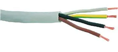 Zdjęcie produktu dla KABEL CZTEROPOLAROWY „SZARY” o przekroju 4x1 mm