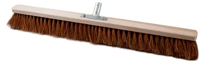 Produktbild von Kokosbesen 800 mm mit Metallstielhalter Flachholz