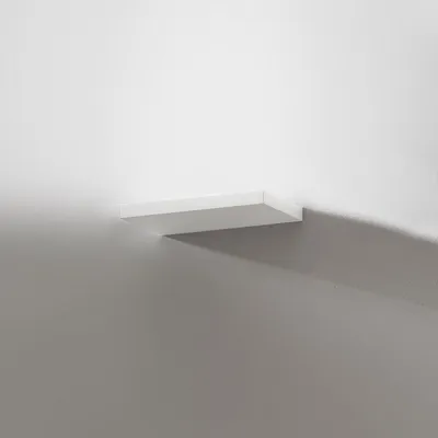 Produktbild von YOANA A/P – 15W 1500lm 3000K LED-Wandleuchte, dimmbar, Phasenabschnittbeleuchtung + Druckknopf, satiniertes weißes Metall und opales Methacrylat – Gealuce