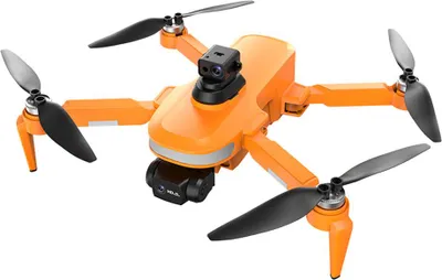 Zdjęcie produktu dla F1 Pro Drone 4k Gps Fpv 3- Shaft Gimbal 5g Przeszkody Wifi Unikanie Brushless Motor Rc Quadcopter Orange 2 Baterie