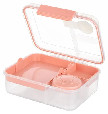 Image de Boîte à repas VINATO avec compartiments, boîte à bento pour adultes et enfants, avec compartiments