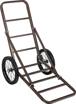 Zdjęcie produktu dla Wózek na jelenie SucceBuy, składany wózek na jelenie o nośności 300 funtów, duże gumowe koła i ergonomiczny uchwyt, solidny wózek na jelenie do polowań, wędkowania, wędrówek, sprzętu użytkowego