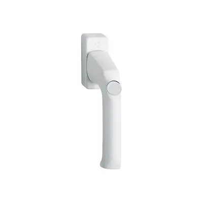 Produktbild von Hoppe London Fenstergriff Druckknopf F9016 Aluminium verkehrsweiß 013SV/U34, 7 - 35 mm Vierkant