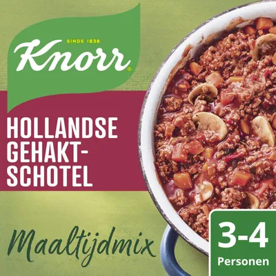 Produktbild von Knorr Maaltijdmix Hollandse Gehaktschotel 57g – Würzmischung für Hackfleischgerichte
