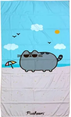 Image de Serviette de plage en microfibre Pusheen Btow09