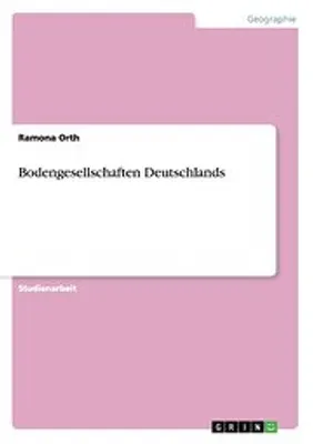 Produktbild von Bodengesellschaften Deutschlands