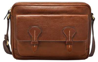 Produktbild von FOSSIL Umhängetasche Laptoptasche mit Laptopfach Bennett Courier Medium Brown braun