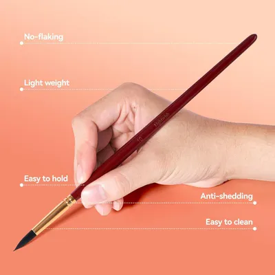 Produktbild von Aquarellpinsel Set weich synthetisch 10-teilig