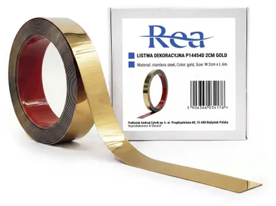 Obrázok produktu pre Samolepiaca Dekoratívna Lišta Rea P14454D Zlato