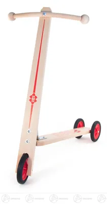 Zdjęcie produktu dla Zabawkowy hulajnoga z 3 plastikowymi kołami Wysokość ok. 62 cm NOWA