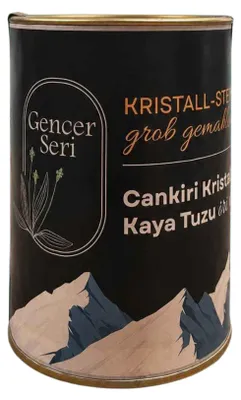 Zdjęcie produktu dla Gencer Seri | Grubo zmielona sól kamienna z Çankırı, 500g