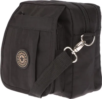 Produktbild von Kleine Damen Herren Umhängetasche Tasche Crossover Bag Nylon Schultertasche City Schwarz