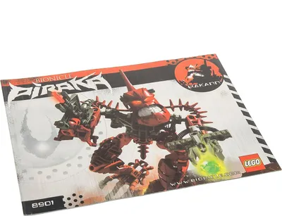 Produktbild von 1x Lego Bionicle Bauanleitung A5 für Set Piraka Hakann 8901