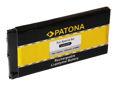 Produktbild von PATONA Akku passend für Sony Ericsson Xperia Go ST27a ST27i - 3,7V 1,2Ah – 1265 mAh